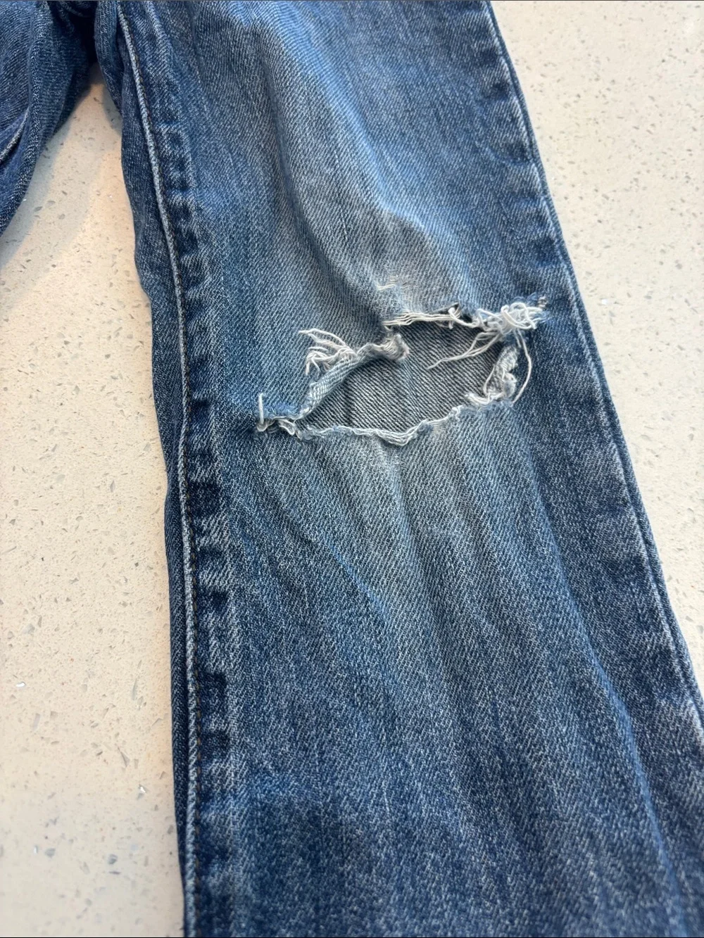 The Children's Place blue distressed kids jeans
